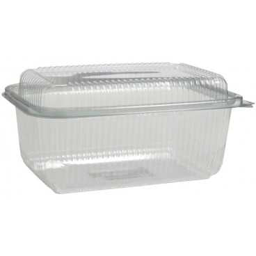 Caserole din pet cu capac inalt transparente 1000 cc m 192x120x82mm 100 6 bx