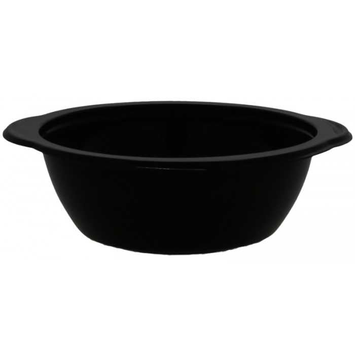 Boluri termosudabile din pp cu manere negre d150 t 150 x 50 mm - 500cc 50 8 bx