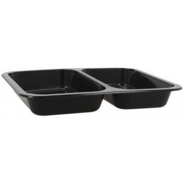 Caserole din pp termosudabile pentru catering negre m227-30-2c ts 227x178x30 770cc 50 8 bx