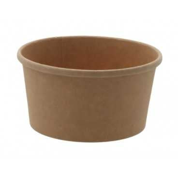 Boluri din carton kraft natur d115 12oz t d115 x 62 mm - 350cc 25 20 bx