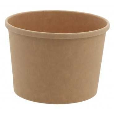 Boluri din carton kraft natur 115 mm 16oz t 115x80mm 470cc 25 20 bx