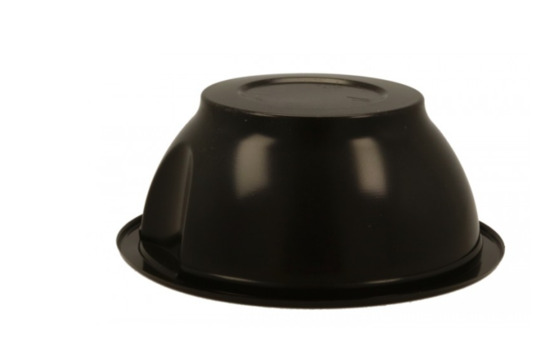 Boluri termosudabile din PP, negre, cu manere, D150- 16 oz, D150x50 mm, 500cc, 50 buc/set