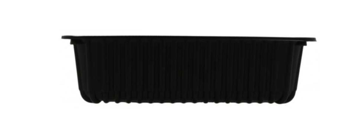 Caserole termosudabile din PP, negre, pentru industrie, M227-60, 227 x 178 x 60 mm, 300 buc/set