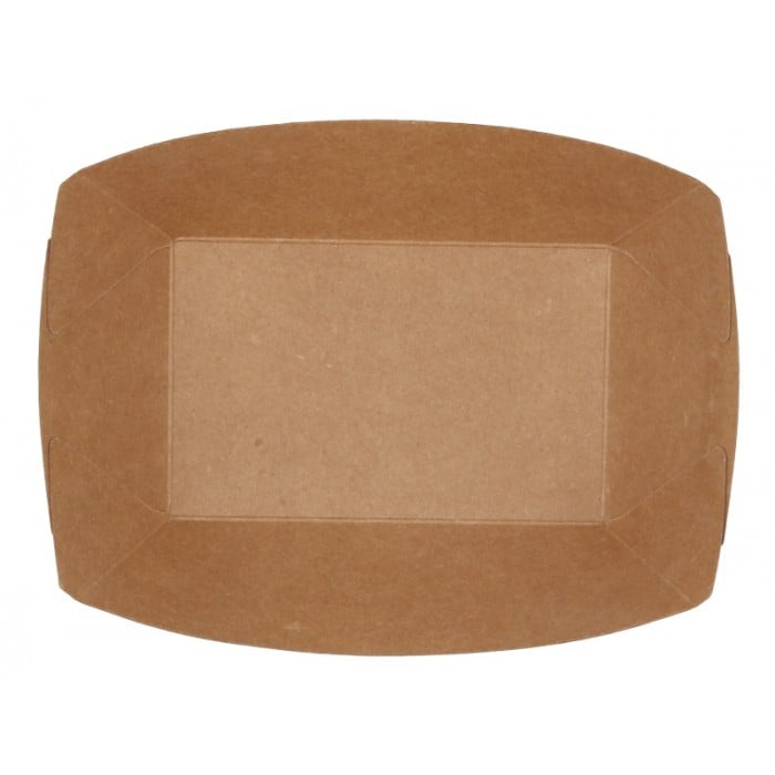 Barcute din carton natur, 800cc (250 buc/set)