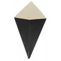 Corneturi din carton  negre  hexagon  m 250  l 270x160mm 250gr  200 6 bx