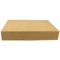 Cutii din carton  kraft natur albit  capac atasat  m3525  b  350 x 250  h60 mm - ca  25 4 bx