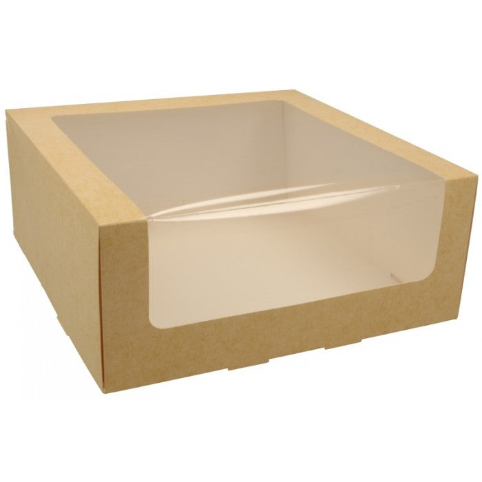 Cutii tort din carton   fereastra  p-kna  ct1  m0240  b  240 x 240  h100 mm - ftl  25 6 bx