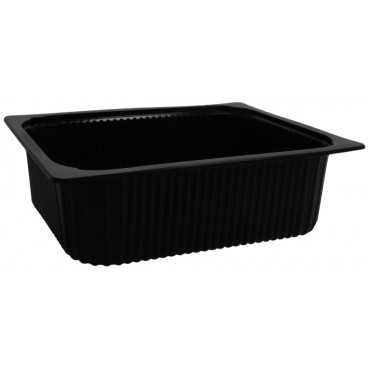 Caserole din pp  termosudabile  negre  325 x 265 x 100 mm  t 325 x 265 x 100 mm  90 1 bx
