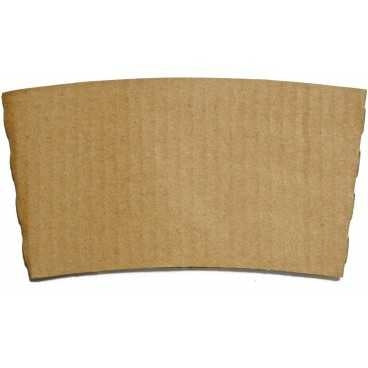 Mansoane din carton  pentru pahare    80 mm  kraft natur  pentru pahare    80 mm  100 10 bx