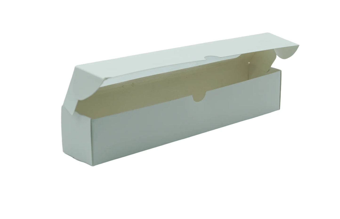 Cutii albe cu fereastra pentru macarons, 15x5x5 cm (100 buc/set)