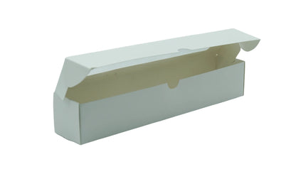 Cutii albe cu fereastra pentru macarons, 15x5x5 cm (100 buc/set)