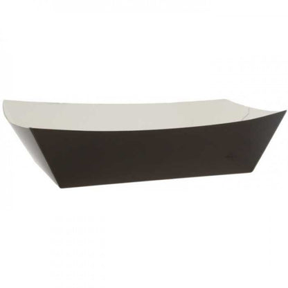 Barcute din carton negru, 400cc (250 buc/set)
