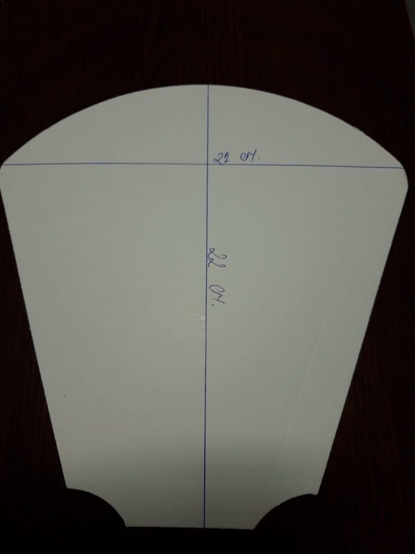 Coltar felie pizza 21x22 cm (500 buc/set)