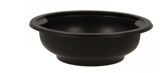 Boluri termosudabile din PP, negre, cu manere, D150, 350 cc, 50 buc/set