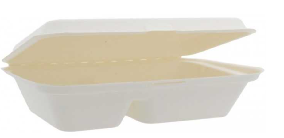 Meniu bio alb 155x240 H65,-2C, 1000CC, 155x240x65 mm, 50 buc/set