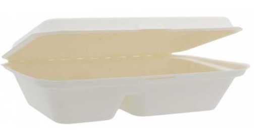 Meniu bio alb 155x240 H65,-2C, 1000CC, 155x240x65 mm, 50 buc/set