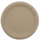 Farfurii biodegradabile din trestie de zahar, natur, rotunde, D261 mm, 50 buc/set