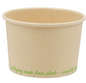 Cupe biodegradabile din bambus + PLA, D74, 120cc, 74x48 mm - 4oz 50 buc/set