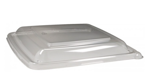 Capace din PET, transparente, L205, dome, 205x205x23 mm , 50 buc/set