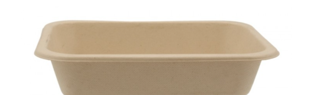 Caserole termosudabile, biodegradabile, M187-40C1, 187x137x40 mm, 1C, 50 buc/set