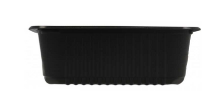 Caserole termosudabile din PP, negre, pentru industrie, M187-60,187 x 137 x 60 mm /450,  50 buc/set