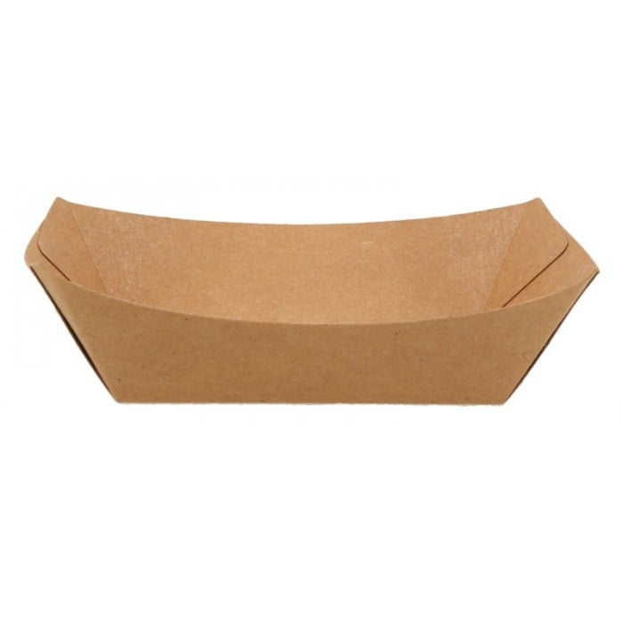 Barcute din carton natur, 1200cc (250 buc/set)