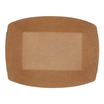 Barcute din carton natur, 1200cc (250 buc/set)